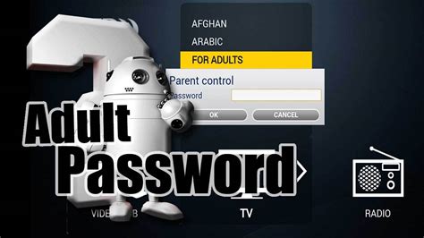Select your desired parental control preferences. . Stbemu parental control password